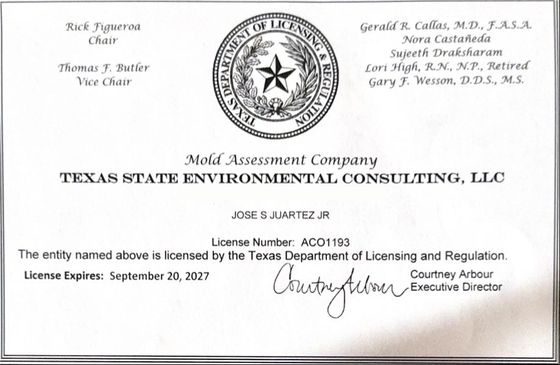 Mold Assessment Company — License ACO1193